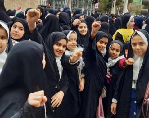 جشن روز دانش آموز و شرکت در راهپیمایی 13 آبان